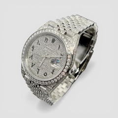 Rolex | Datejust | 126300 ARABIC FULL ICED JUBILEE