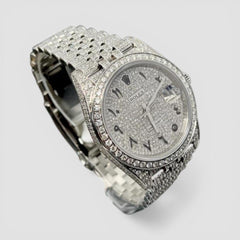 Rolex | Datejust | 126300 ARABIC FULL ICED JUBILEE