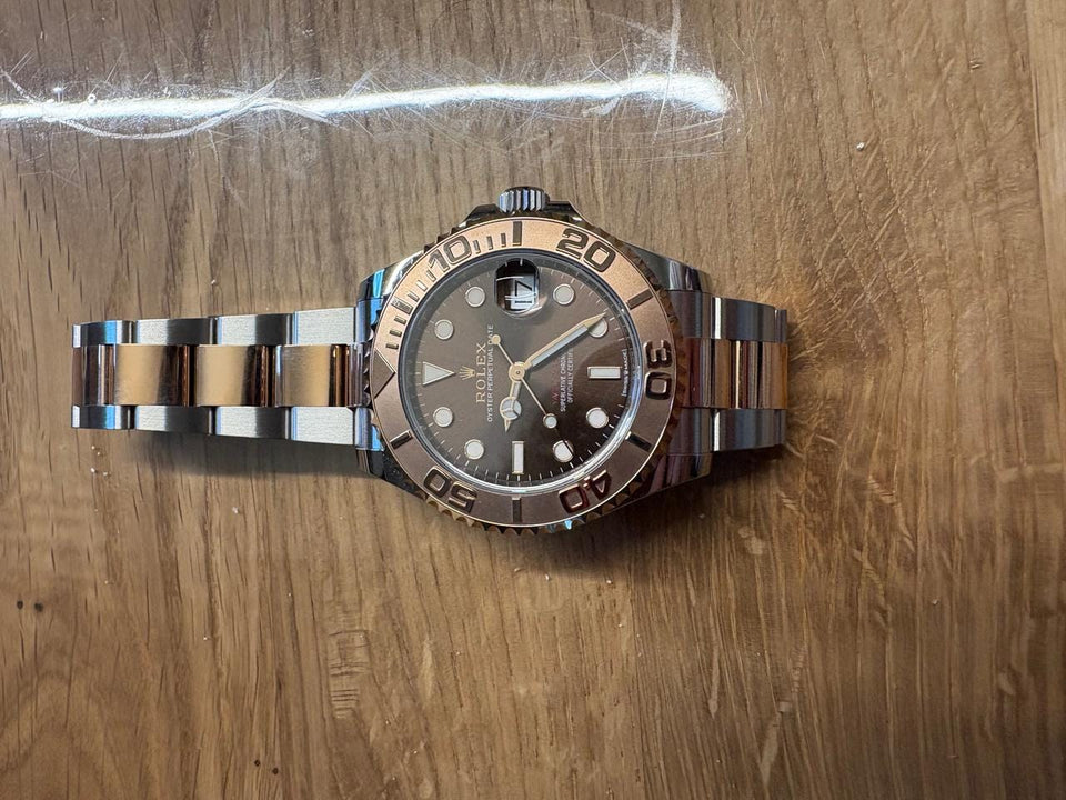 Rolex | Yacht-Master | 268621 | Rose gold | 37 mm | Gold/Steel | Brown | Automatic