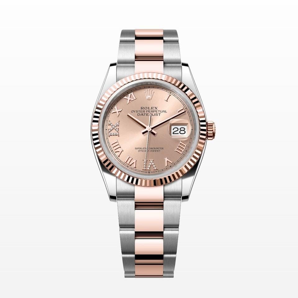 Rolex | Datejust | 126231 | Steel | 36 x 44 mm | Gold/Steel | Pink | Automatic