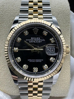 Rolex | Datejust | 126233 | Gold/Steel | 41 mm | Gold/Steel | Black | Automatic