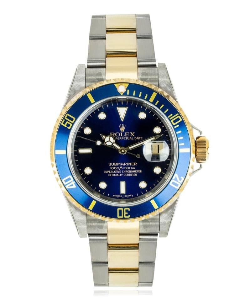 Rolex | Submariner | Rolex Submariner Date 16613 | Gold/Steel | 40 mm | Gold/Steel | Blue | Automatic