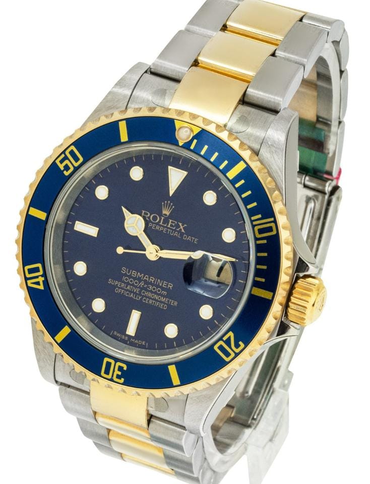 Rolex | Submariner | Rolex Submariner Date 16613 | Gold/Steel | 40 mm | Gold/Steel | Blue | Automatic