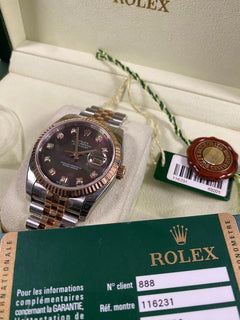 Rolex | Datejust | 116231 | Gold/Steel | 36 mm | Gold/Steel | Mother of pearl | Automatic