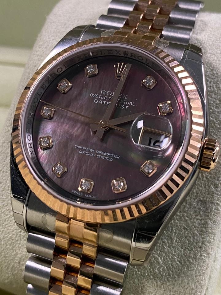 Rolex | Datejust | 116231 | Gold/Steel | 36 mm | Gold/Steel | Mother of pearl | Automatic