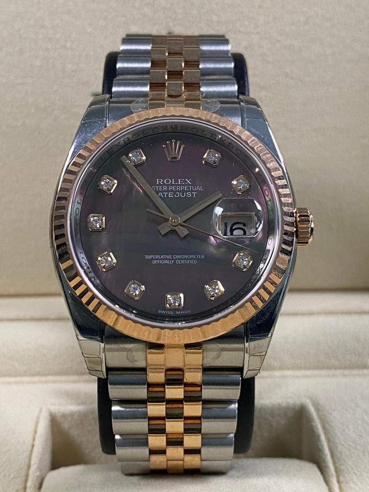 Rolex | Datejust | 116231 | Gold/Steel | 36 mm | Gold/Steel | Mother of pearl | Automatic