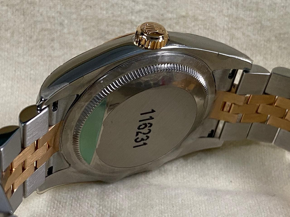 Rolex | Datejust | 116231 | Gold/Steel | 36 mm | Gold/Steel | Mother of pearl | Automatic