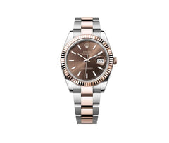 Rolex | Datejust | 126331 | Rose gold | 41 mm | Rose gold | Brown | Automatic