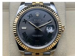 Rolex | Datejust | 126333 | Gold/Steel | 41 mm | Grey | Automatic