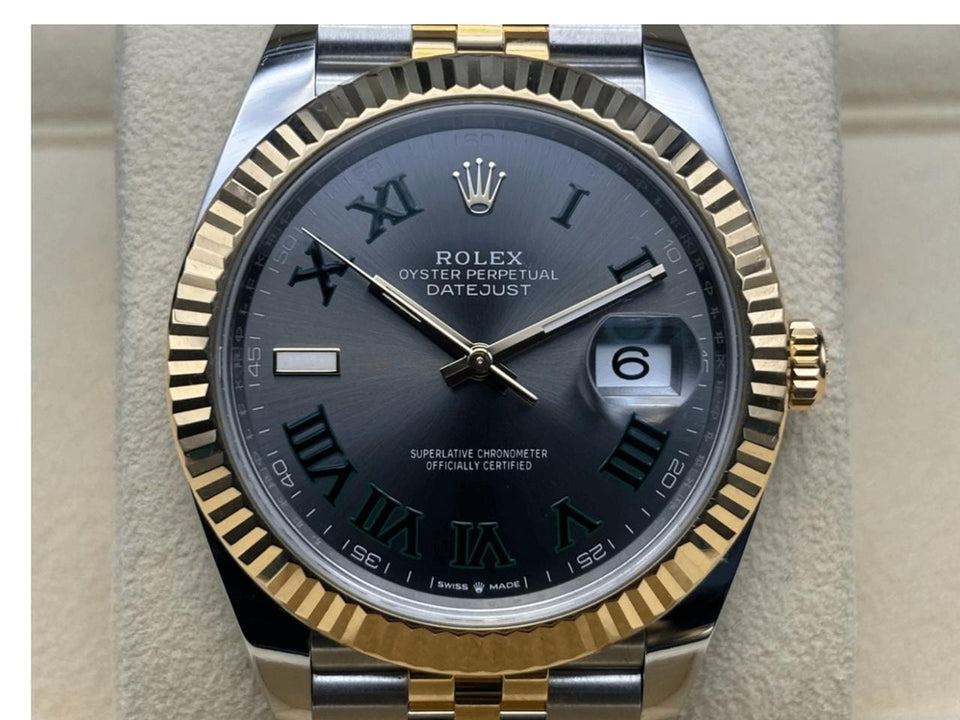 Rolex | Datejust | 126333 | Gold/Steel | 41 mm | Grey | Automatic