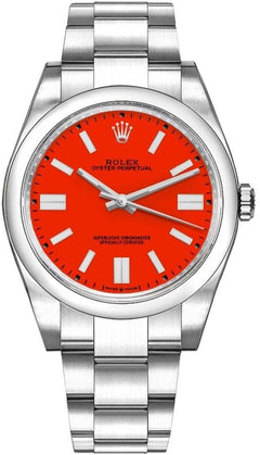 Rolex | Oyster Perpetual | 124300-0007 | Steel | 41 mm | Steel | Red | Automatic