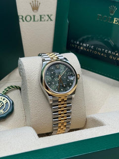 Rolex | Datejust | 278243 | Gold/Steel | 31 mm | Gold/Steel | Green | Automatic