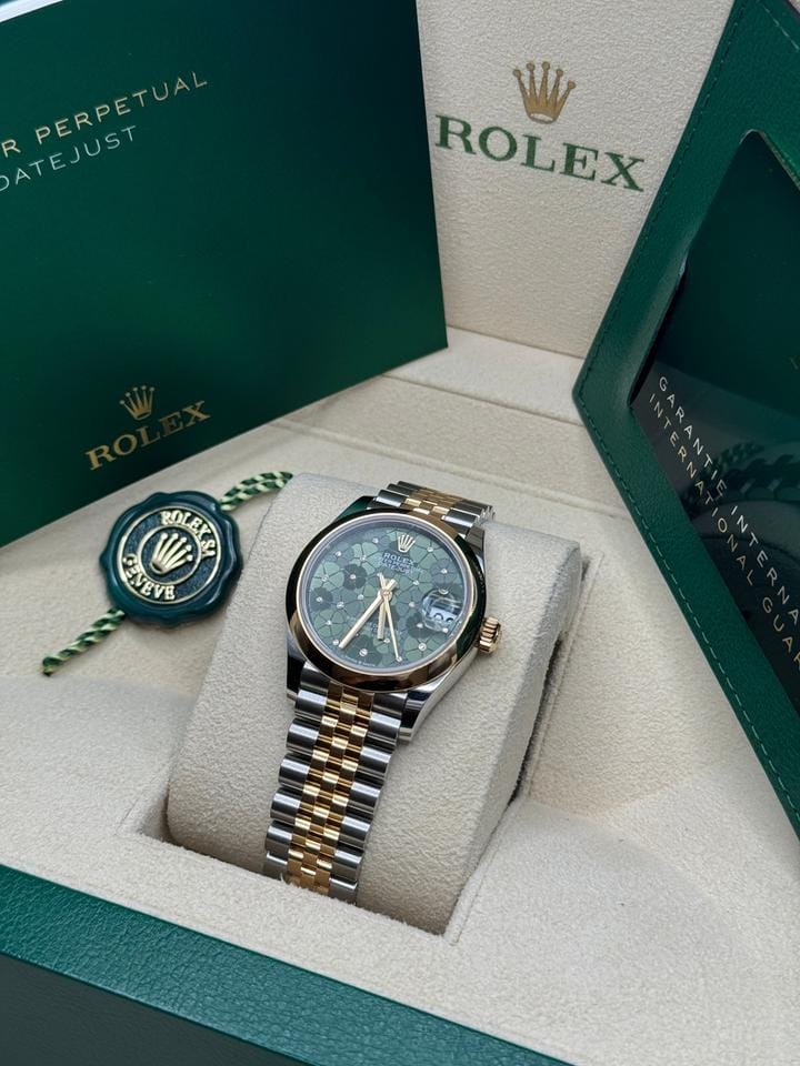 Rolex | Datejust | 278243 | Gold/Steel | 31 mm | Gold/Steel | Green | Automatic