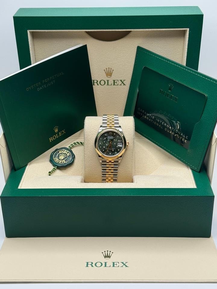 Rolex | Datejust | 278243 | Gold/Steel | 31 mm | Gold/Steel | Green | Automatic