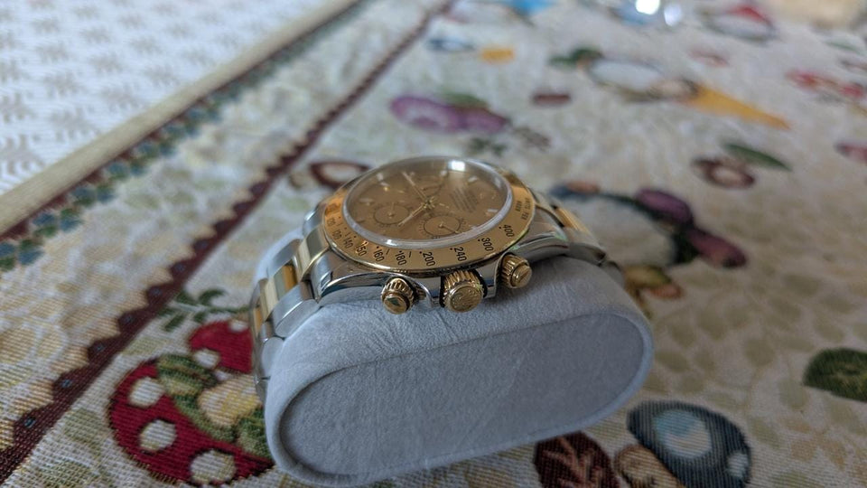 Rolex | Daytona | 116523 | Yellow gold | 40 mm | Gold/Steel | Champagne | Automatic