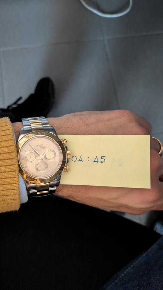 Rolex | Daytona | 116523 | Yellow gold | 40 mm | Gold/Steel | Champagne | Automatic