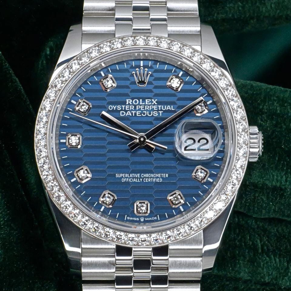 Rolex | Datejust | 126284RBR | Steel | 36 mm | Steel | Blue | Automatic