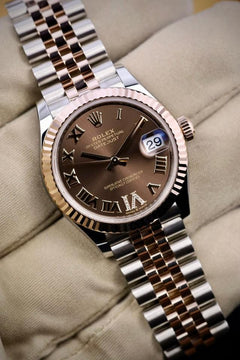 Rolex | Datejust | 278271 | Steel | 31 x 37 mm | Gold/Steel | Brown | Automatic