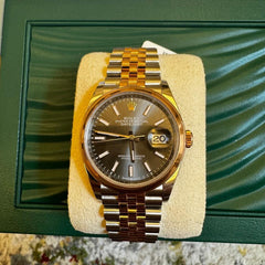 Rolex | Datejust | 126201 | Gold/Steel | 36 mm | Gold/Steel | Grey