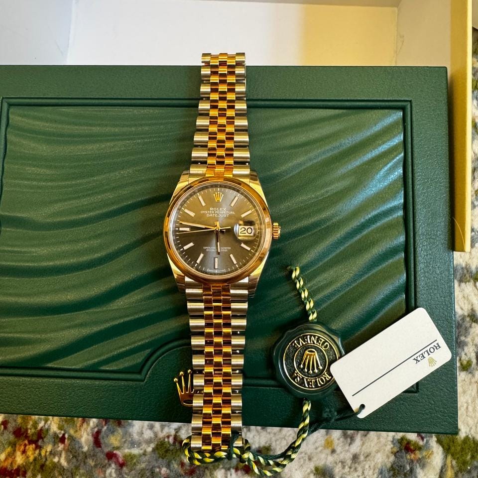 Rolex | Datejust | 126201 | Gold/Steel | 36 mm | Gold/Steel | Grey
