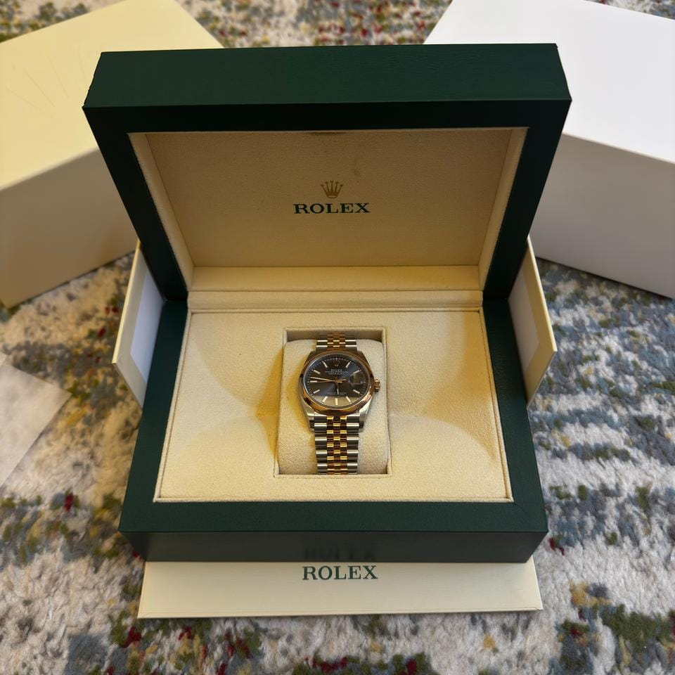 Rolex | Datejust | 126201 | Gold/Steel | 36 mm | Gold/Steel | Grey