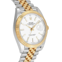 Rolex | Datejust | 126333 | Gold/Steel | 41 mm | White | Automatic