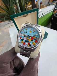 Rolex | Oyster Perpetual | 124300 | Steel | 41 mm | Steel | Turquoise | Automatic