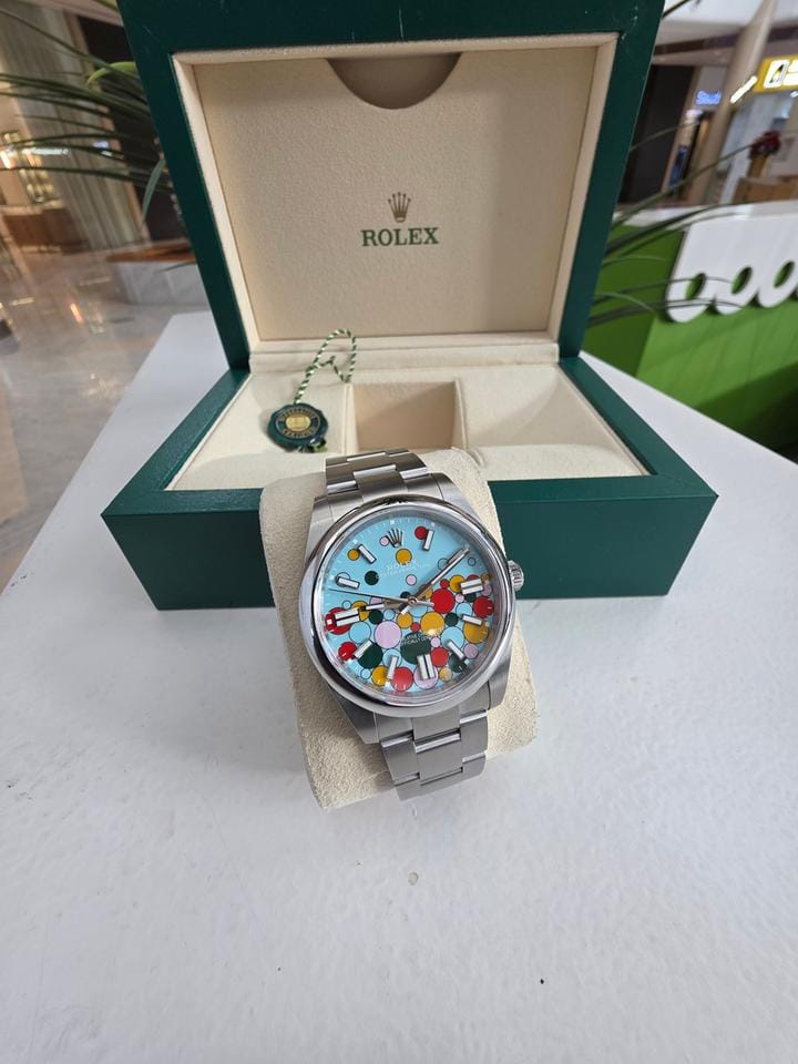 Rolex | Oyster Perpetual | 124300 | Steel | 41 mm | Steel | Turquoise | Automatic