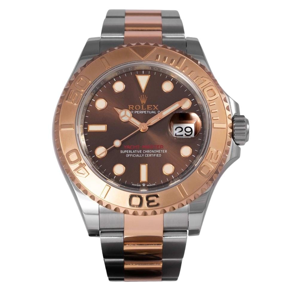Rolex | Yacht-Master | 126621 | Rose gold | 40 mm | Gold/Steel | Brown | Automatic