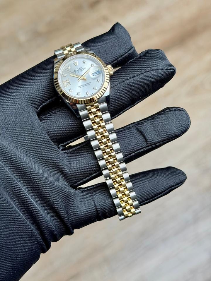 Rolex | Datejust | 279173 | Gold/Steel | 28 mm | Gold/Steel | Silver (solid) | Automatic