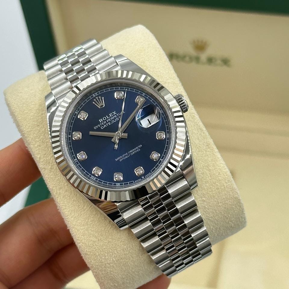 Rolex | Datejust | 126334G | Steel | 41 mm | Steel | Blue | Automatic