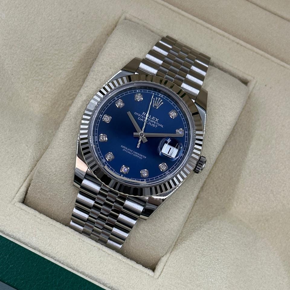 Rolex | Datejust | 126334G | Steel | 41 mm | Steel | Blue | Automatic