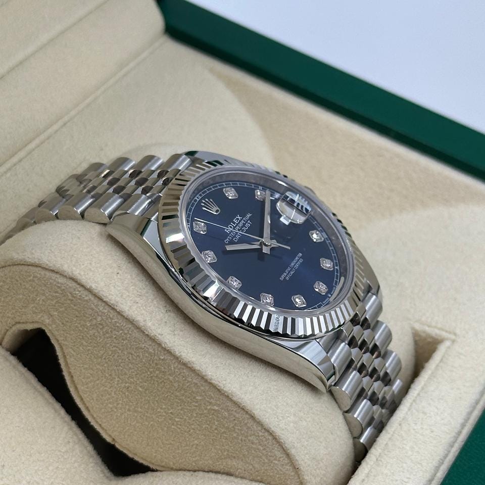 Rolex | Datejust | 126334G | Steel | 41 mm | Steel | Blue | Automatic