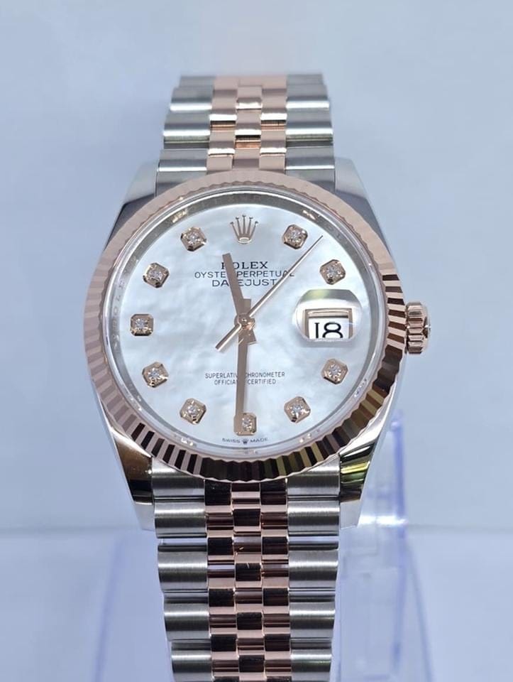Rolex | Datejust | 126231 | Gold/Steel | 36 mm | Gold/Steel | Mother of pearl | Automatic