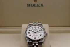 Rolex | Land-Dweller | 127234-0001 | Gold/Steel | 36 mm | White