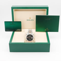 Rolex | Datejust | 126331 | Rose gold | 41 mm | Yellow gold | Grey | Automatic