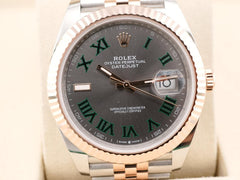 Rolex | Datejust | 126331 | Rose gold | 41 mm | Yellow gold | Grey | Automatic