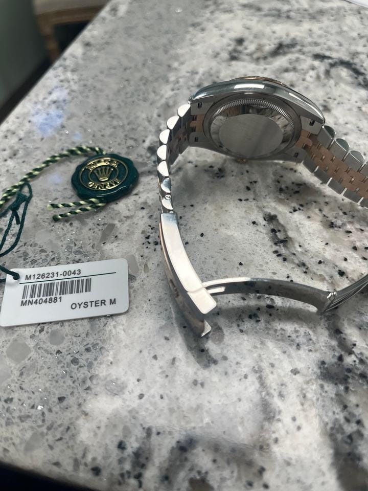 Rolex | Datejust | 126231 | Rose gold | 36 x 44 mm | Rose gold | Brown | Automatic