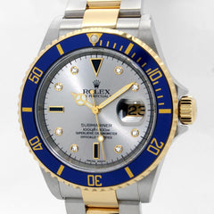 Rolex | Submariner | 16613 | Gold/Steel | 40 mm | Gold/Steel | Silver | Automatic