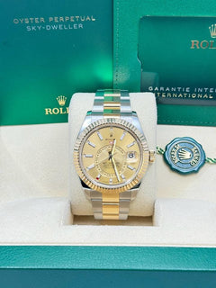 Rolex | Sky-Dweller | 336933 | Gold/Steel | 42 mm | Gold/Steel | Champagne | Automatic