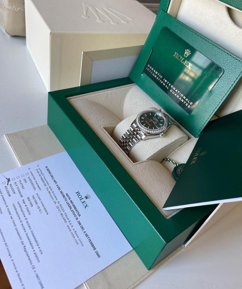 Rolex | Datejust | 278384RBR | Gold/Steel | 31 x 37 mm | Steel | Green | Automatic