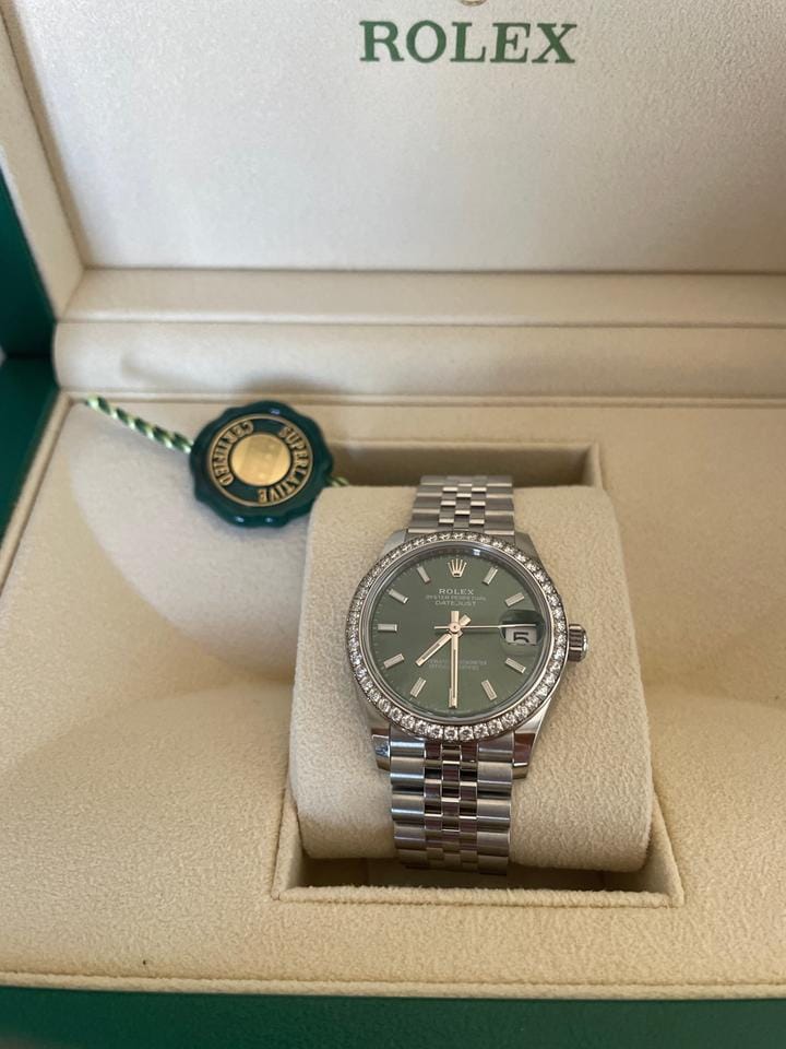 Rolex | Datejust | 278384RBR | Gold/Steel | 31 x 37 mm | Steel | Green | Automatic