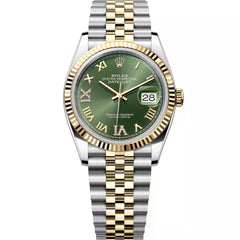 Rolex | Datejust | Rolex Datejust 36 Green Dial 126233 | Gold/Steel | 36 mm | Gold/Steel | Green | Automatic