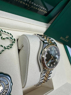 Rolex | Datejust | 0004735700 450014877424 | 31 mm | Gold/Steel | Green | Automatic