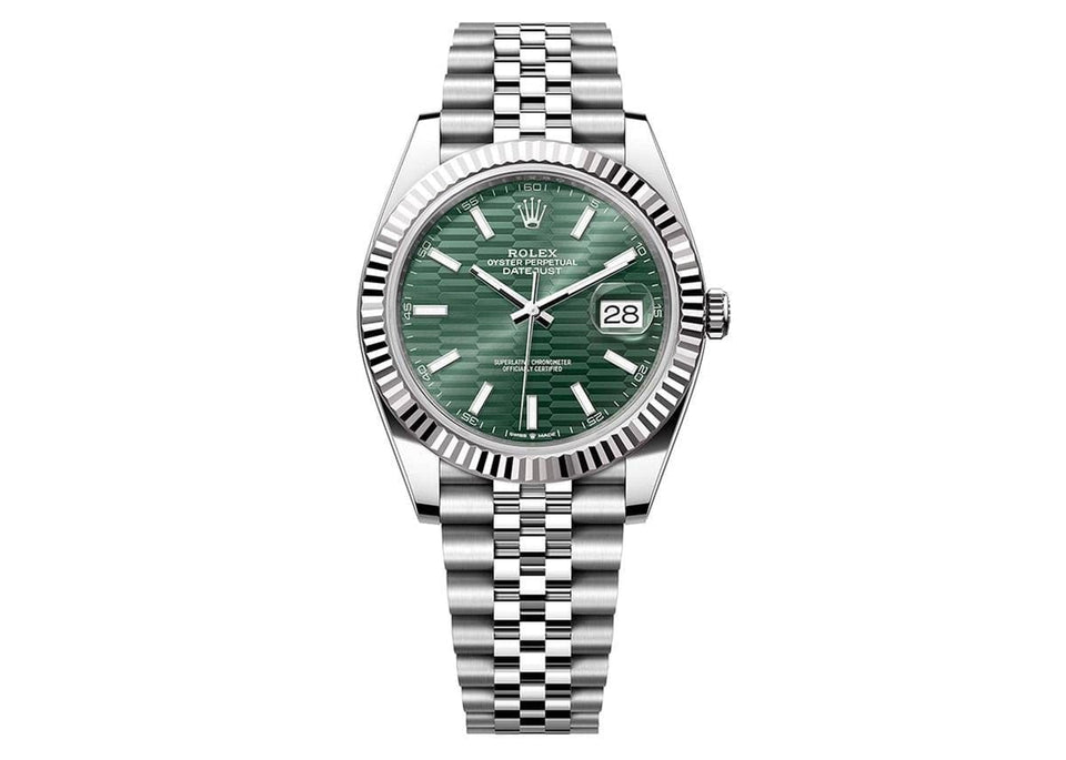 Rolex | Datejust | M126334-0030 | Steel | 41 mm | Steel | Green | Automatic