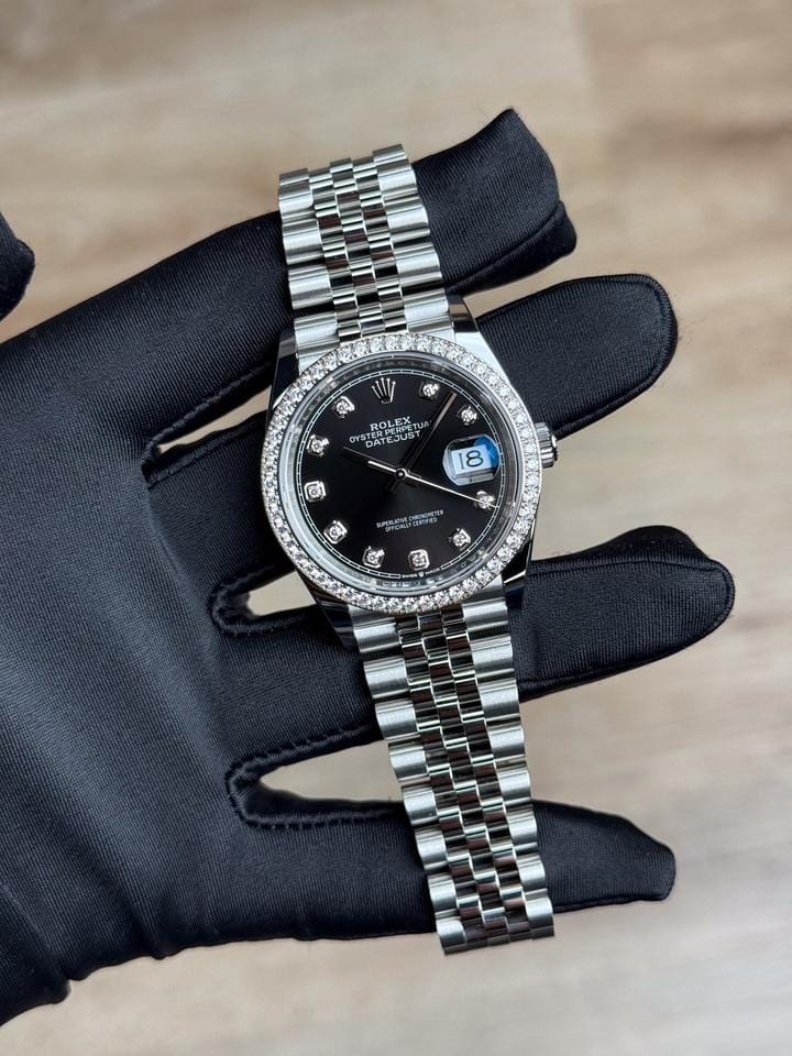 Rolex | Datejust | 126284RBR | Gold/Steel | 36 mm | Steel | Black | Automatic