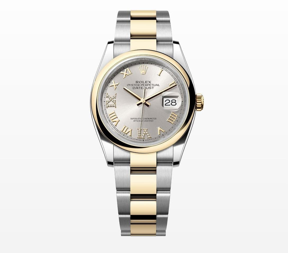 Rolex | Datejust | 126203 | Gold/Steel | 36 x 44 mm | Gold/Steel | Silver | Automatic