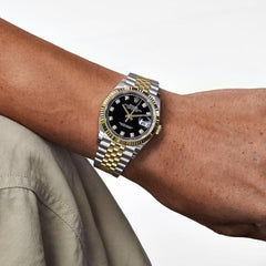 Rolex | Datejust | 126233 | Steel | 36 mm | Gold/Steel | Black | Automatic