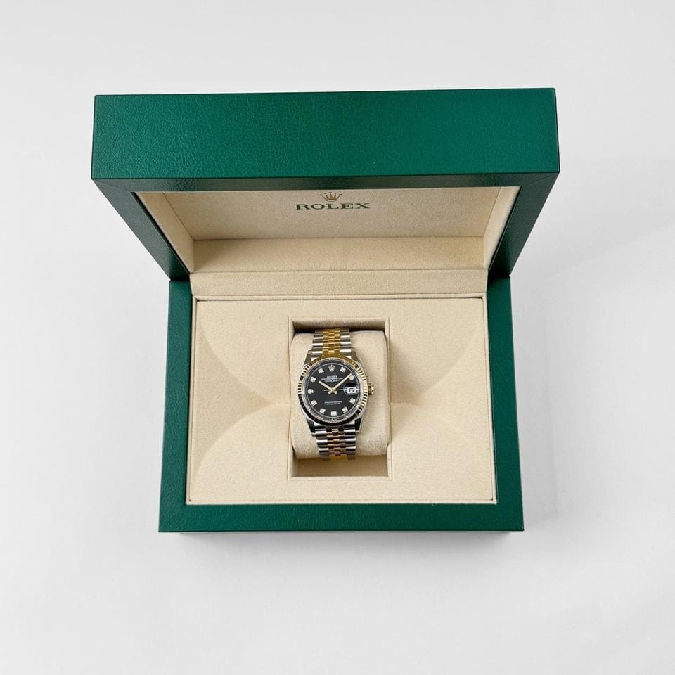 Rolex | Datejust | 126233 | Steel | 36 mm | Gold/Steel | Black | Automatic