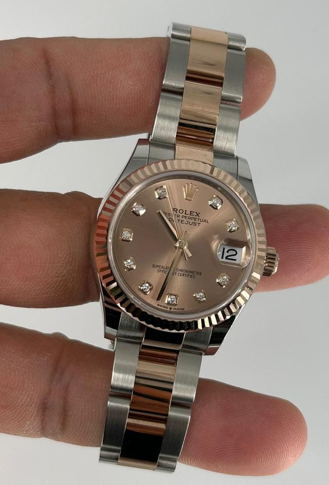 Rolex | Datejust | 278271 PINK DIAMONDS OYS | Gold/Steel | Gold/Steel | Pink | Automatic